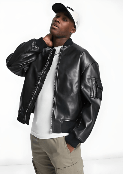 Top 5 Male Leather Bomber Jacket Styling Advice in 2024 - Primeleathershop
