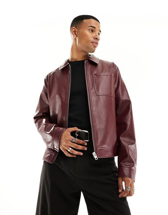 Autumn Fashion 2024: Tips on Styling Red Leather Jacket Men