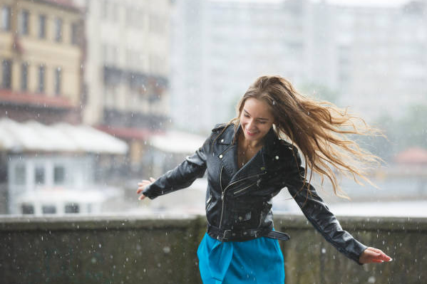 Leather jacket women