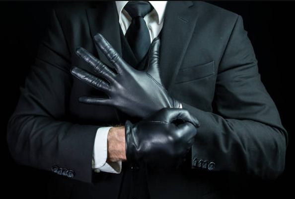 leather gloves
