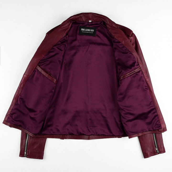 Adele Biker Leather Jacket | Leather Jackets AU Primeleathershop