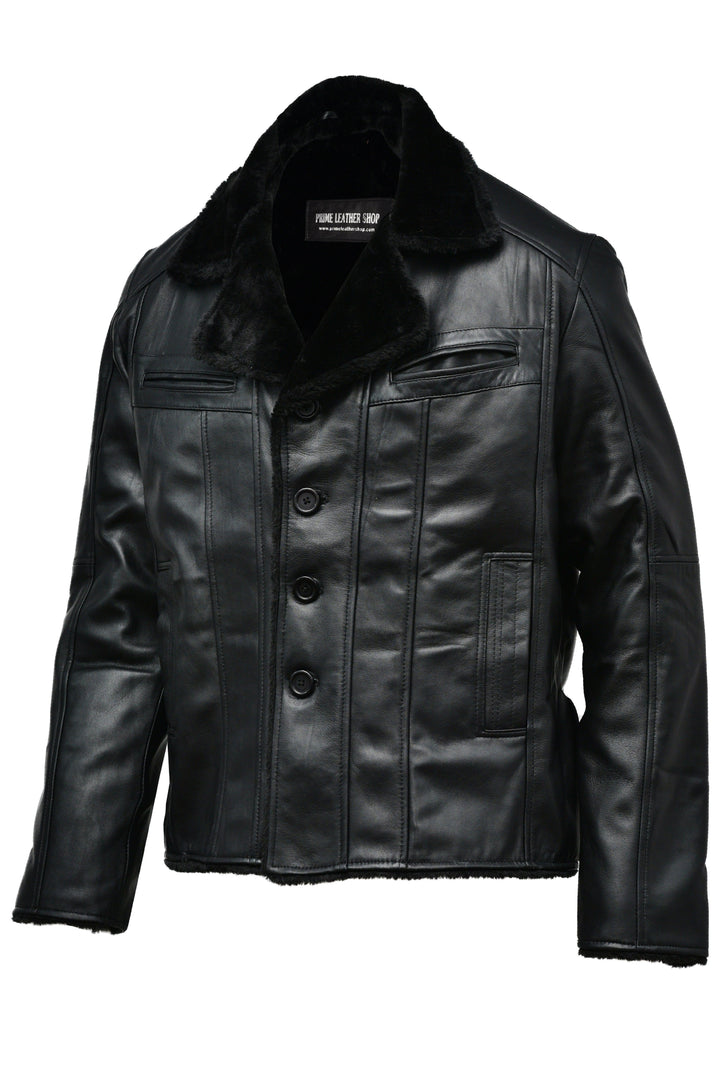 B3 Shearling Bomber Leather Jacket | Leather Jackets AU Primeleathershop