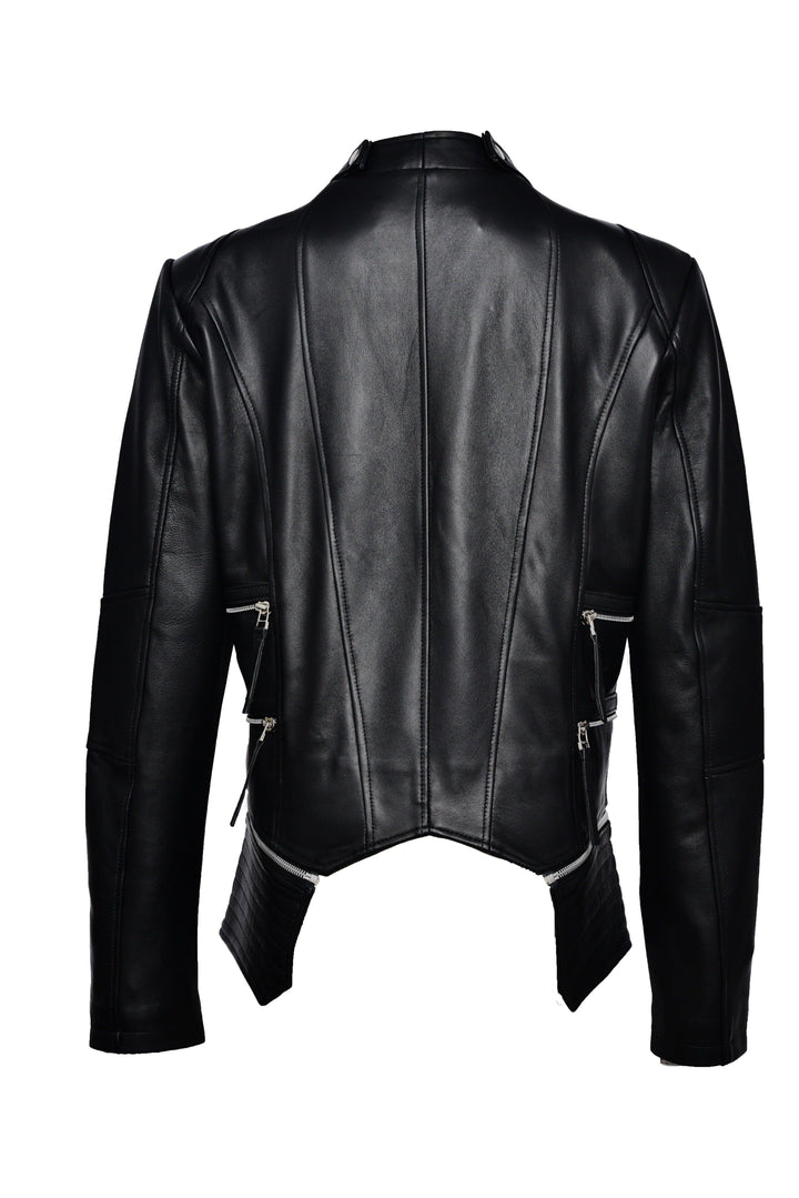 Binaca Biker Leather Jacket | Leather Jackets AU Primeleathershop