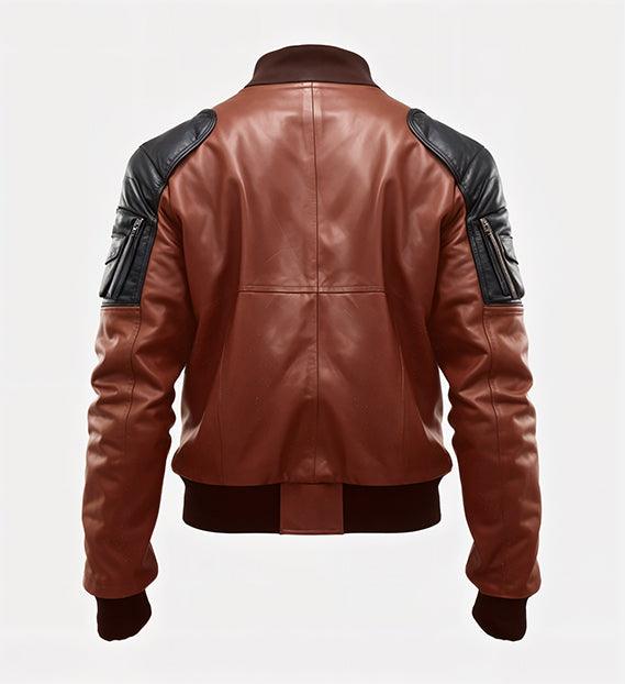Classic Maroon Leather Jacket | Leather Jackets AU Primeleathershop