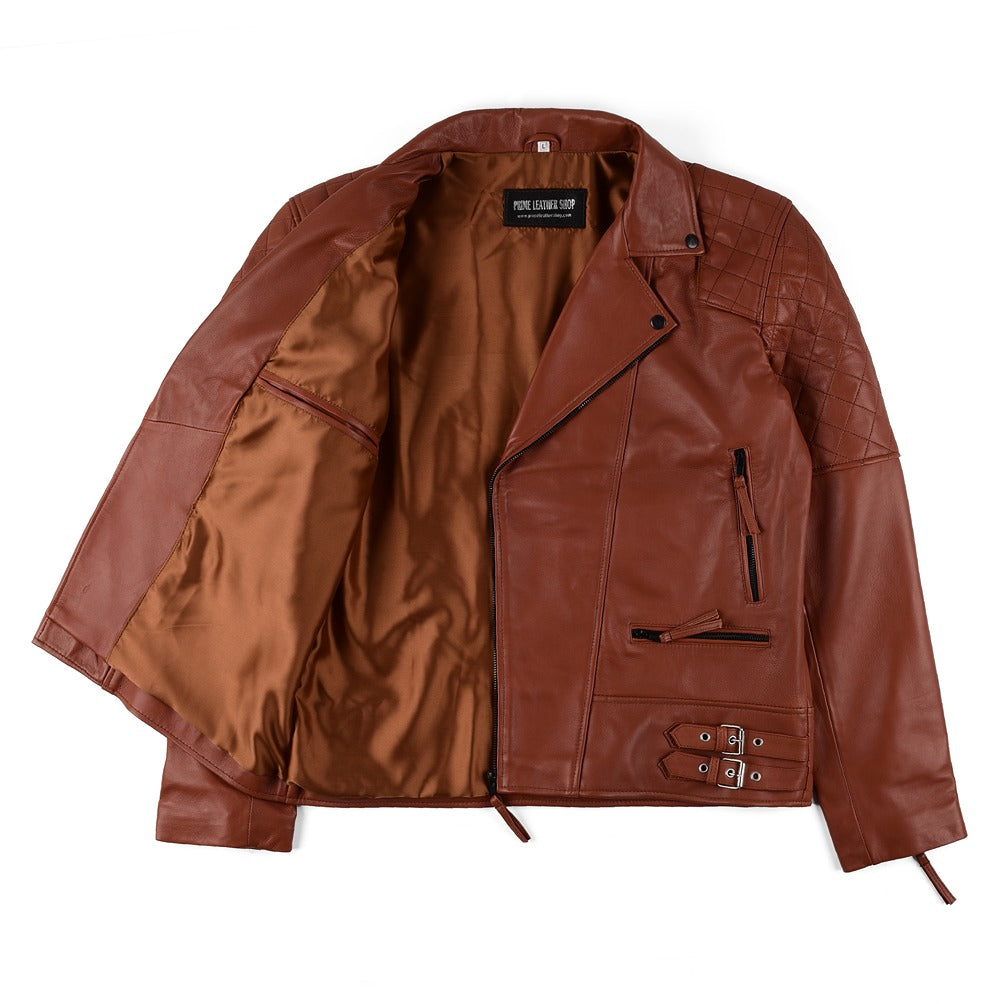 Will Smith Biker Leather Jacket | Leather Jackets AU Primeleathershop