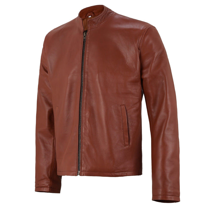 Bruce L Biker Leather Jacket | Leather Jackets AU Primeleathershop