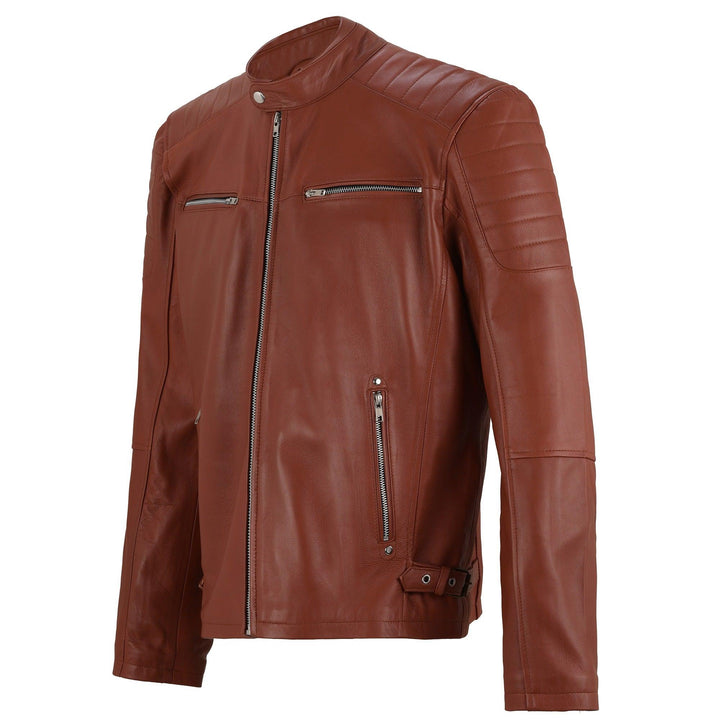 Bruno M Classic Brown Leather Jacket | Leather Jackets AU Primeleathershop