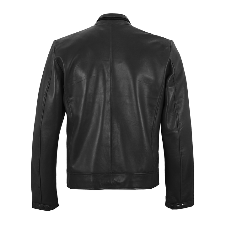 Chris B Leather Biker Jacket | Leather Jackets AU Primeleathershop