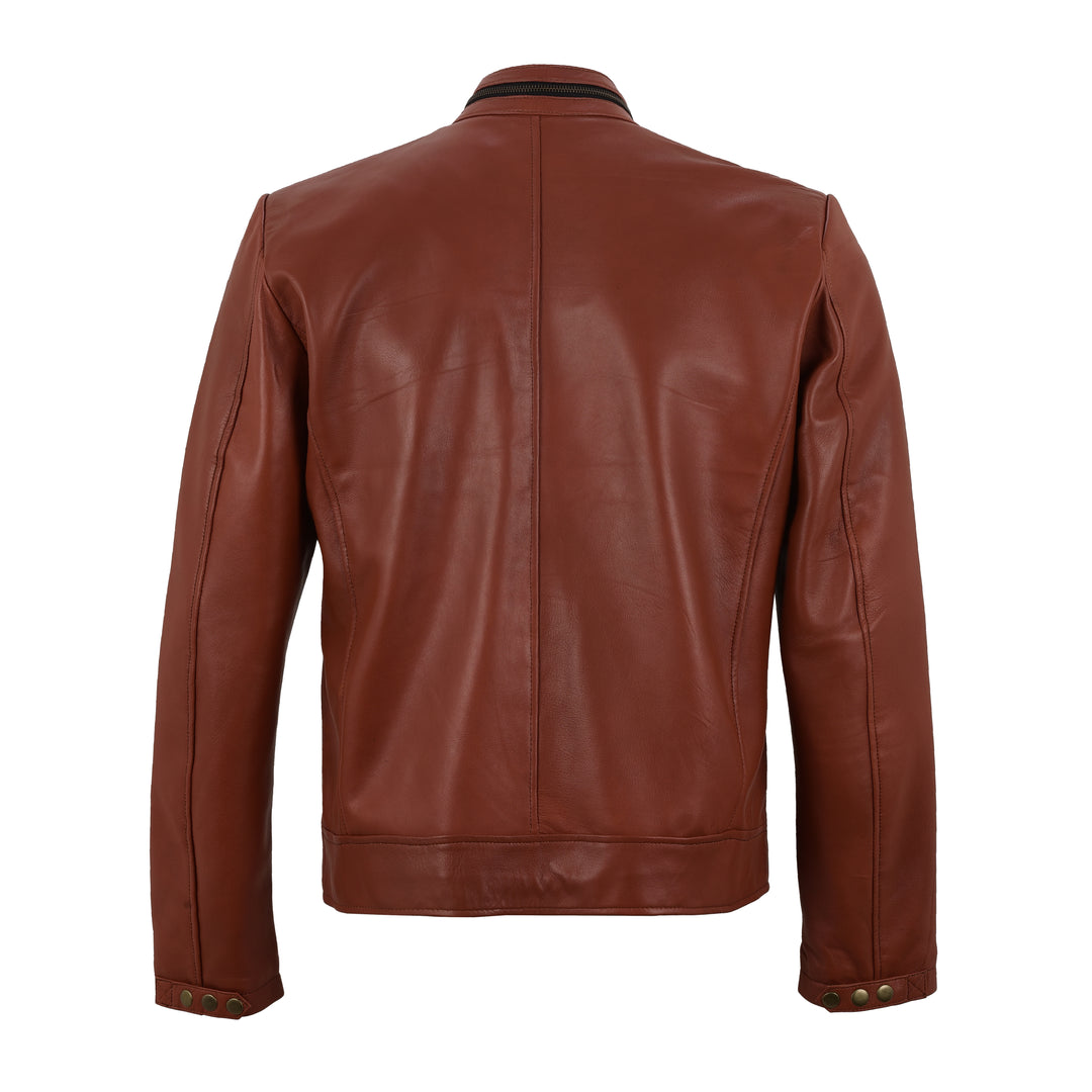 Chris B Leather Biker Jacket | Leather Jackets AU Primeleathershop