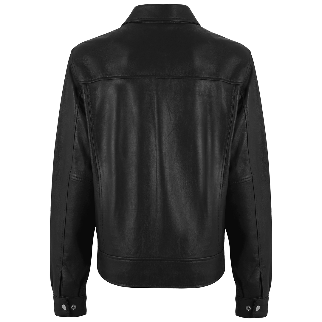 Classic Black Leather Jacket | Leather Jackets AU Primeleathershop