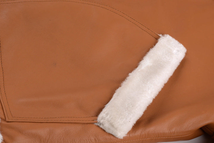 Demi Lovato Shearling Leather Jacket | Leather Jackets AU Primeleathershop