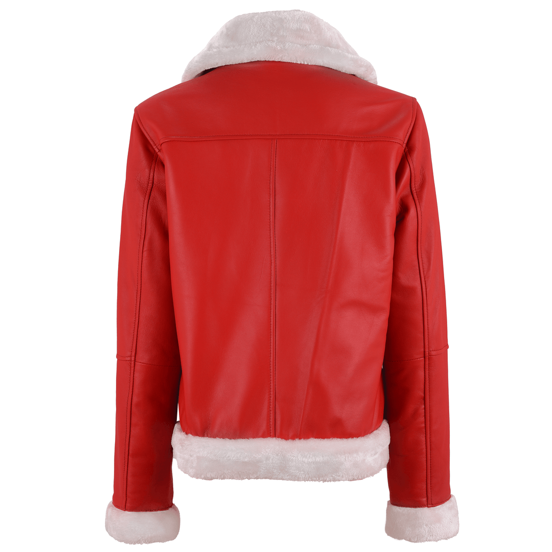 Demi Lovato Shearling Leather Jacket | Leather Jackets AU Primeleathershop