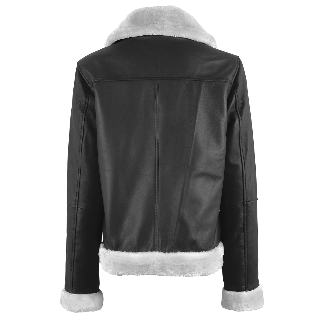 Demi Lovato Shearling Leather Jacket | Leather Jackets AU Primeleathershop