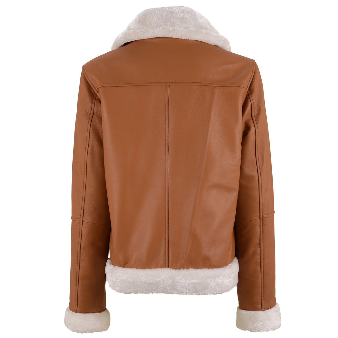 Demi Lovato Shearling Leather Jacket | Leather Jackets AU Primeleathershop