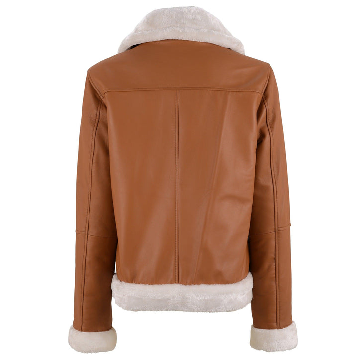 Demi Lovato Shearling Leather Jacket | Leather Jackets AU Primeleathershop