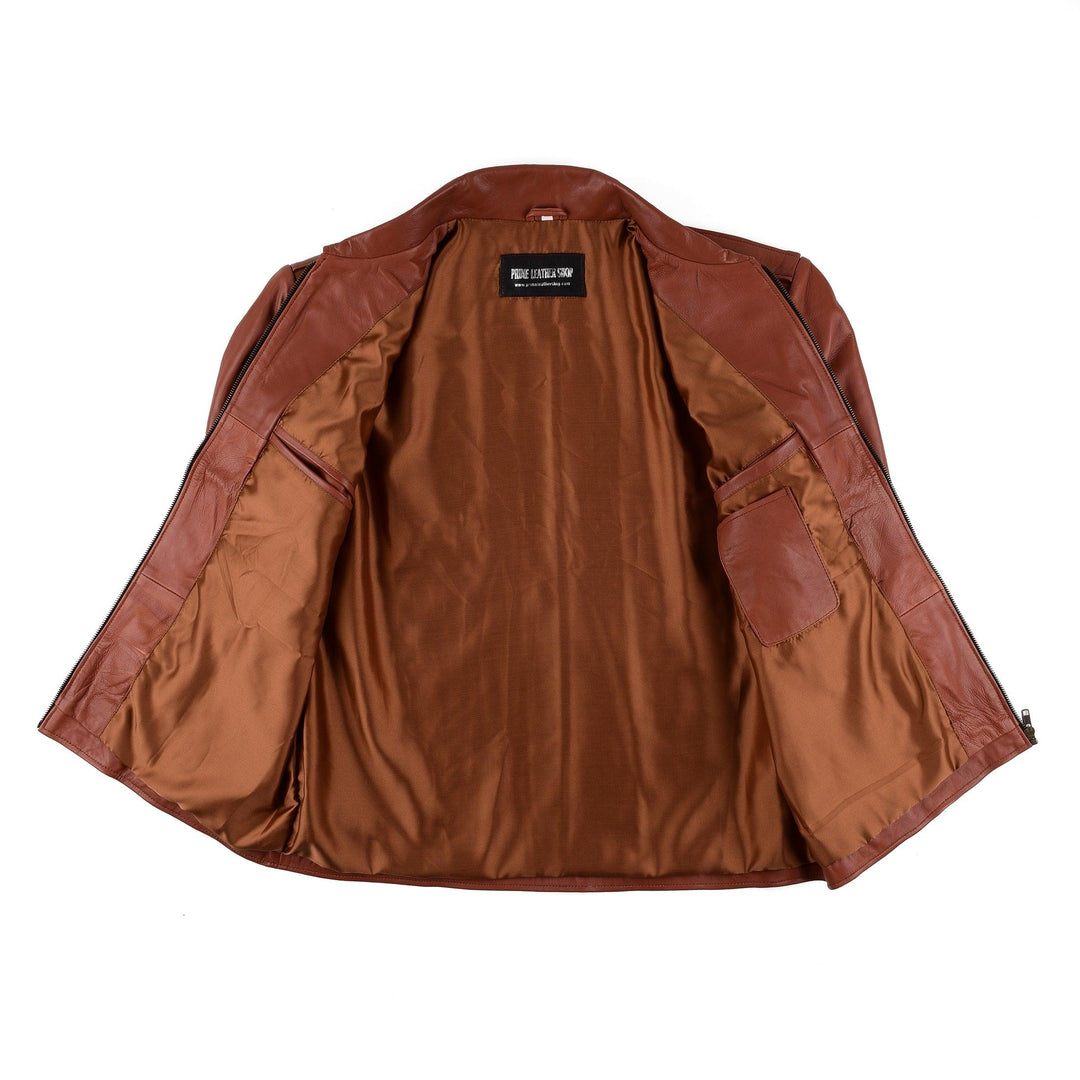 Denzel W Brown Leather Jacket | Leather Jackets AU Primeleathershop