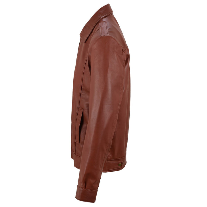 Denzel W Brown Leather Jacket | Leather Jackets AU Primeleathershop