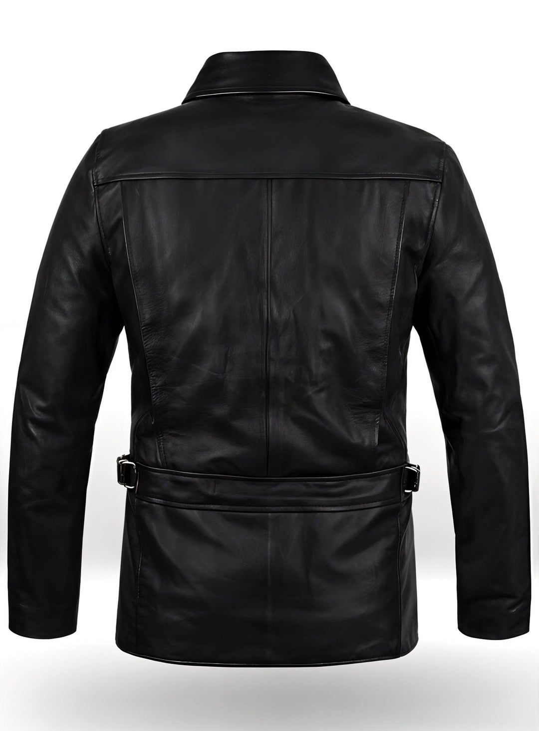 Drake Black Leather Coat | Leather Jackets AU Primeleathershop