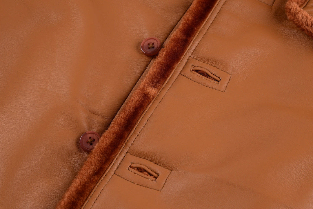 Elvis Presley Shearling Leather Jacket | Leather Jackets AU Primeleathershop