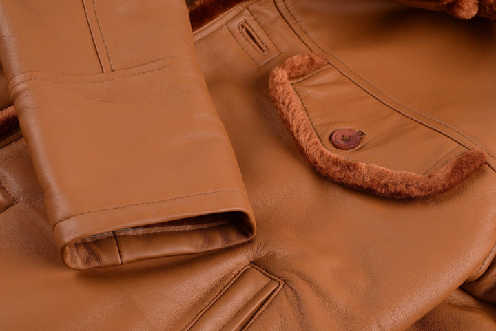 Elvis Presley Shearling Leather Jacket | Leather Jackets AU Primeleathershop