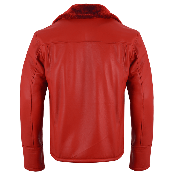 Elvis Presley Shearling Leather Jacket | Leather Jackets AU Primeleathershop