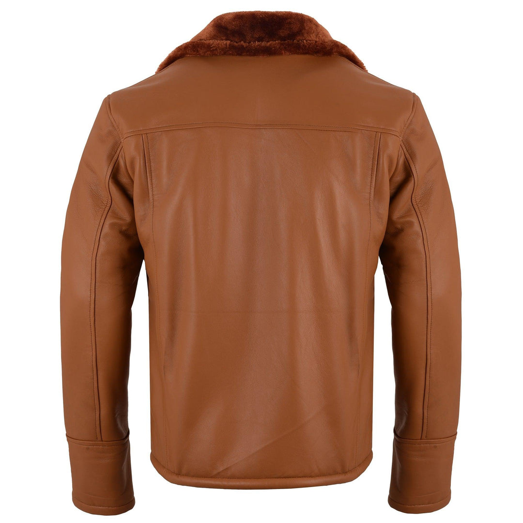 Elvis Presley Shearling Leather Jacket | Leather Jackets AU Primeleathershop