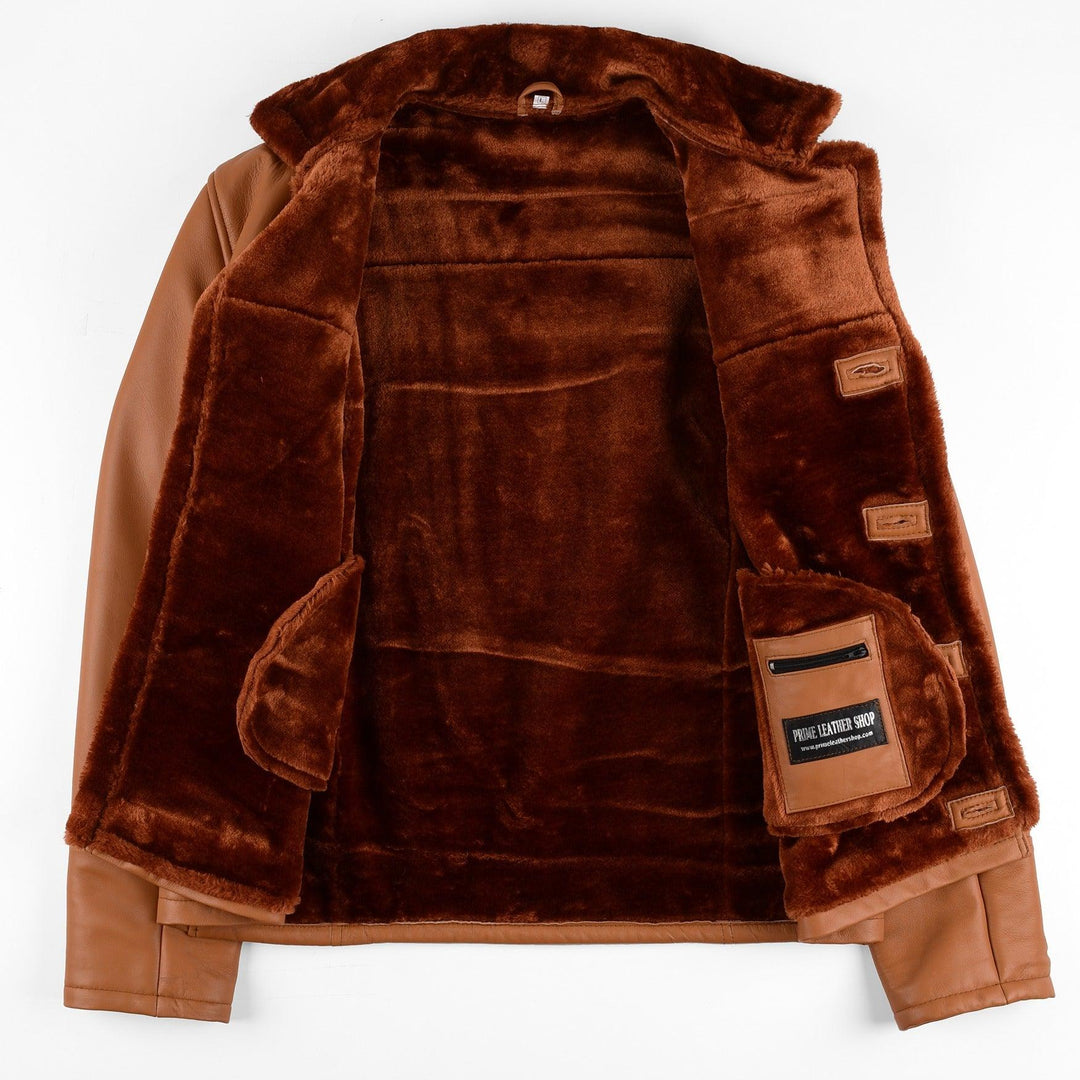 Elvis Presley Shearling Leather Jacket | Leather Jackets AU Primeleathershop