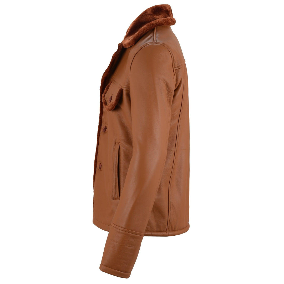 Elvis Presley Shearling Leather Jacket | Leather Jackets AU Primeleathershop