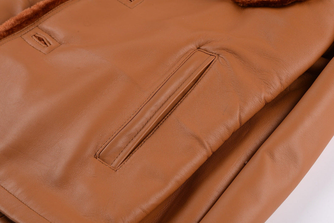 Elvis Presley Shearling Leather Jacket | Leather Jackets AU Primeleathershop