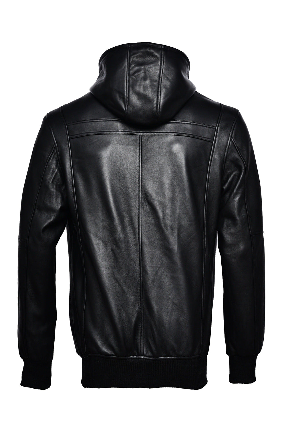 Federer Classic Hooded Leather Jacket | Leather Jackets AU Primeleathershop