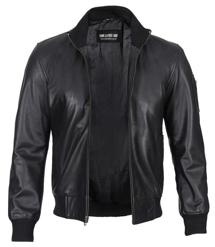 FlexMotion Slim-Fit Leather Jacket | Leather Jackets AU Primeleathershop