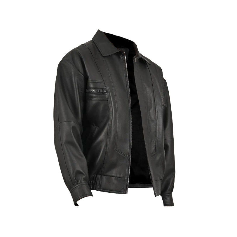 Hutchence Hero Leather Motorcycle Jacket | Leather Jackets AU Primeleathershop