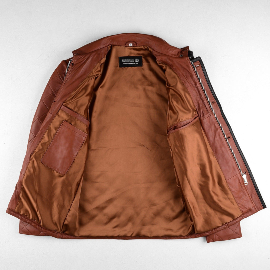 Iggy Pop Classic Bomber Leather Jacket | Leather Jackets AU Primeleathershop