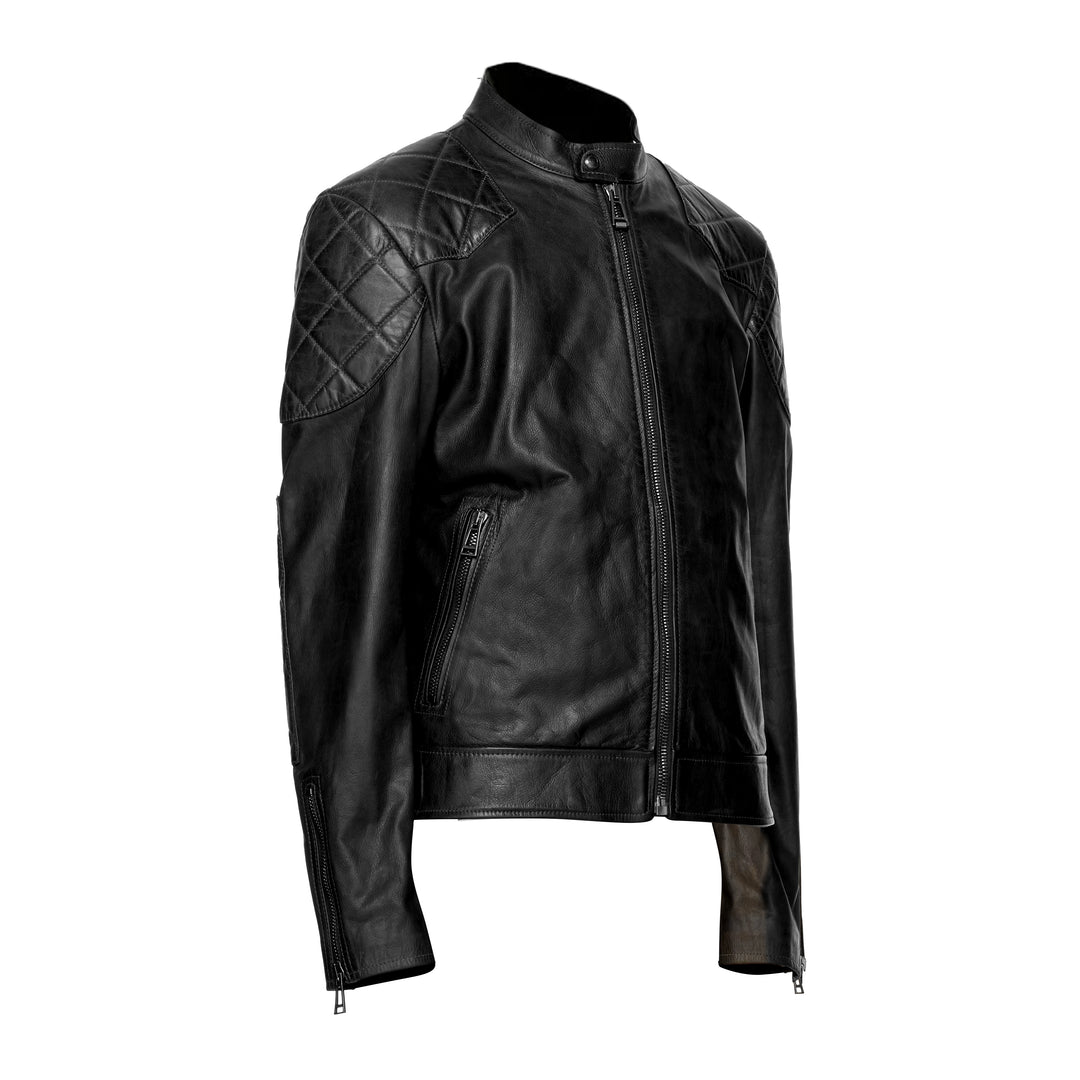 Irwin Icon Black Adventure Leather Moto Jacket | Leather Jackets AU Primeleathershop