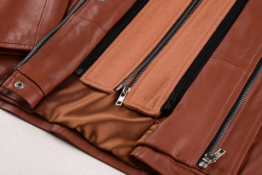 Jacob Hooded Bomber Leather Jacket | Leather Jackets AU Primeleathershop