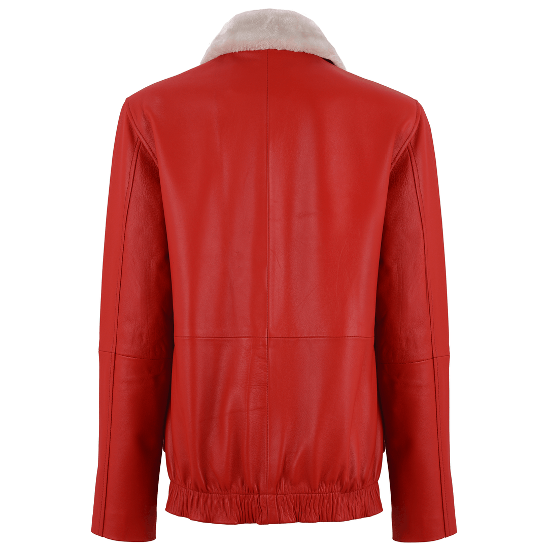 Jennifer L Shearling Leather Jacket | Leather Jackets AU Primeleathershop