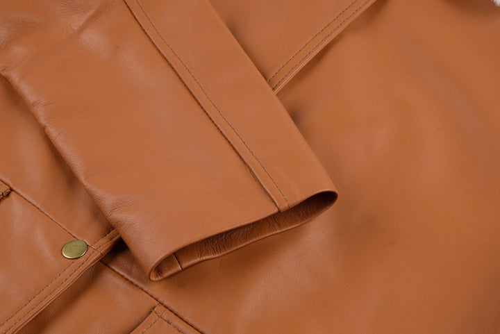 Jennifer L Shearling Leather Jacket | Leather Jackets AU Primeleathershop