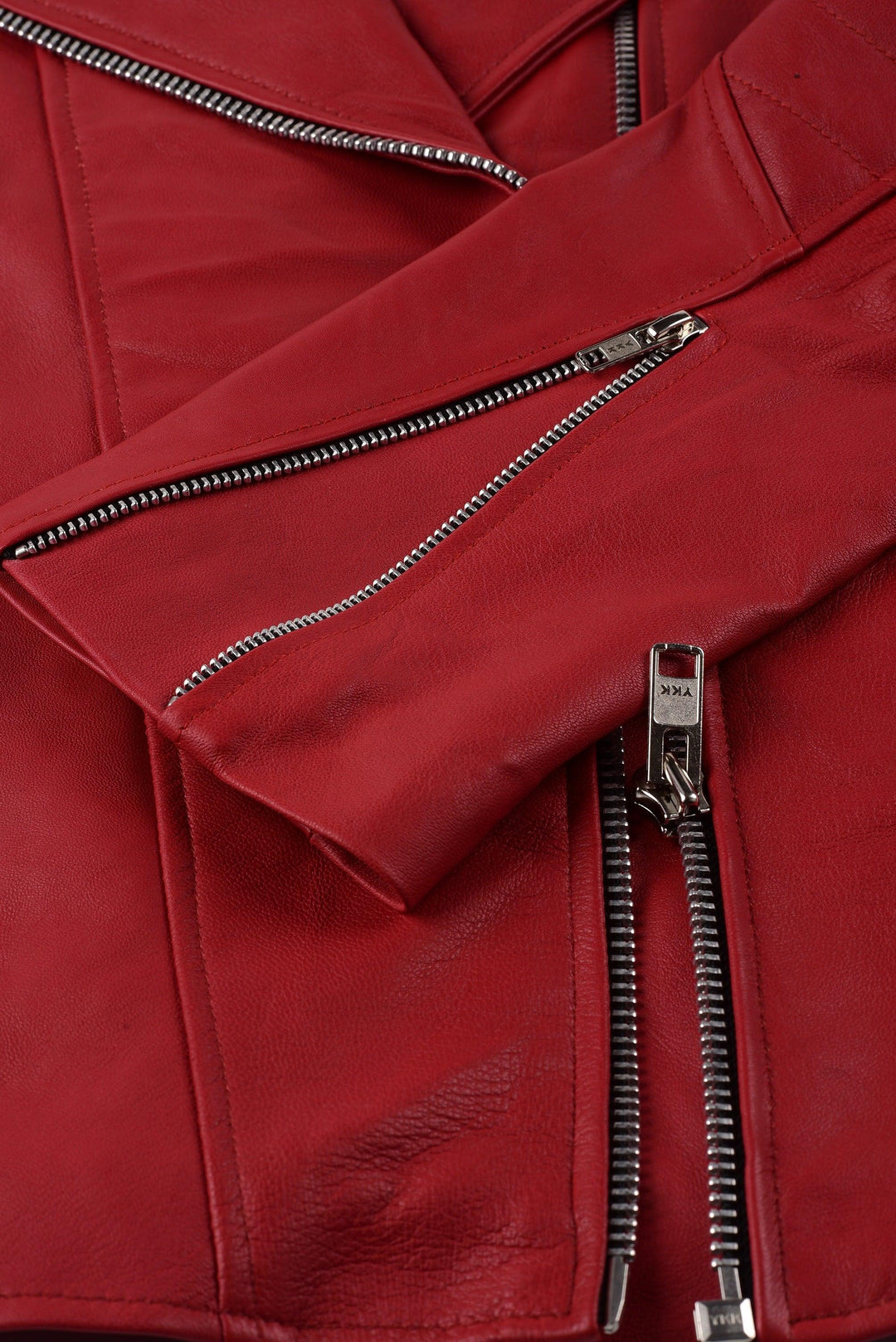 Jennifer Lopez Red Biker Leather Jacket | Leather Jackets AU Primeleathershop