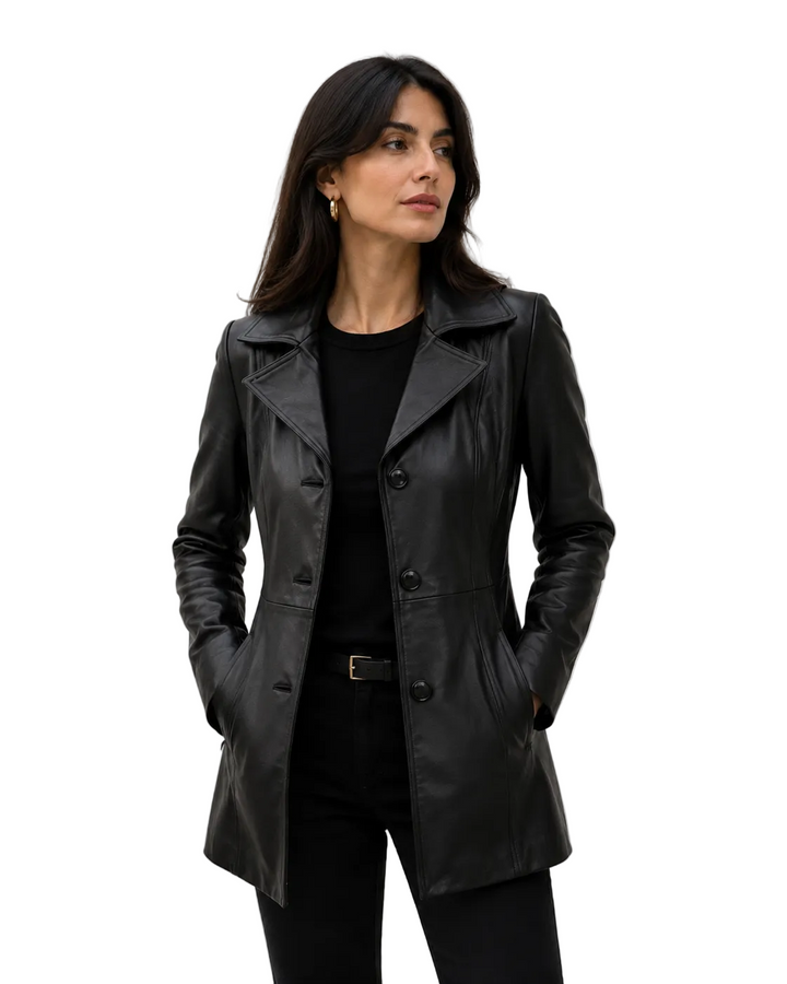 Black Leather Jacket Women