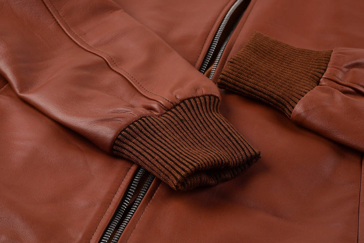 Johnny Depp Bomber Leather Jacket | Leather Jackets AU Primeleathershop