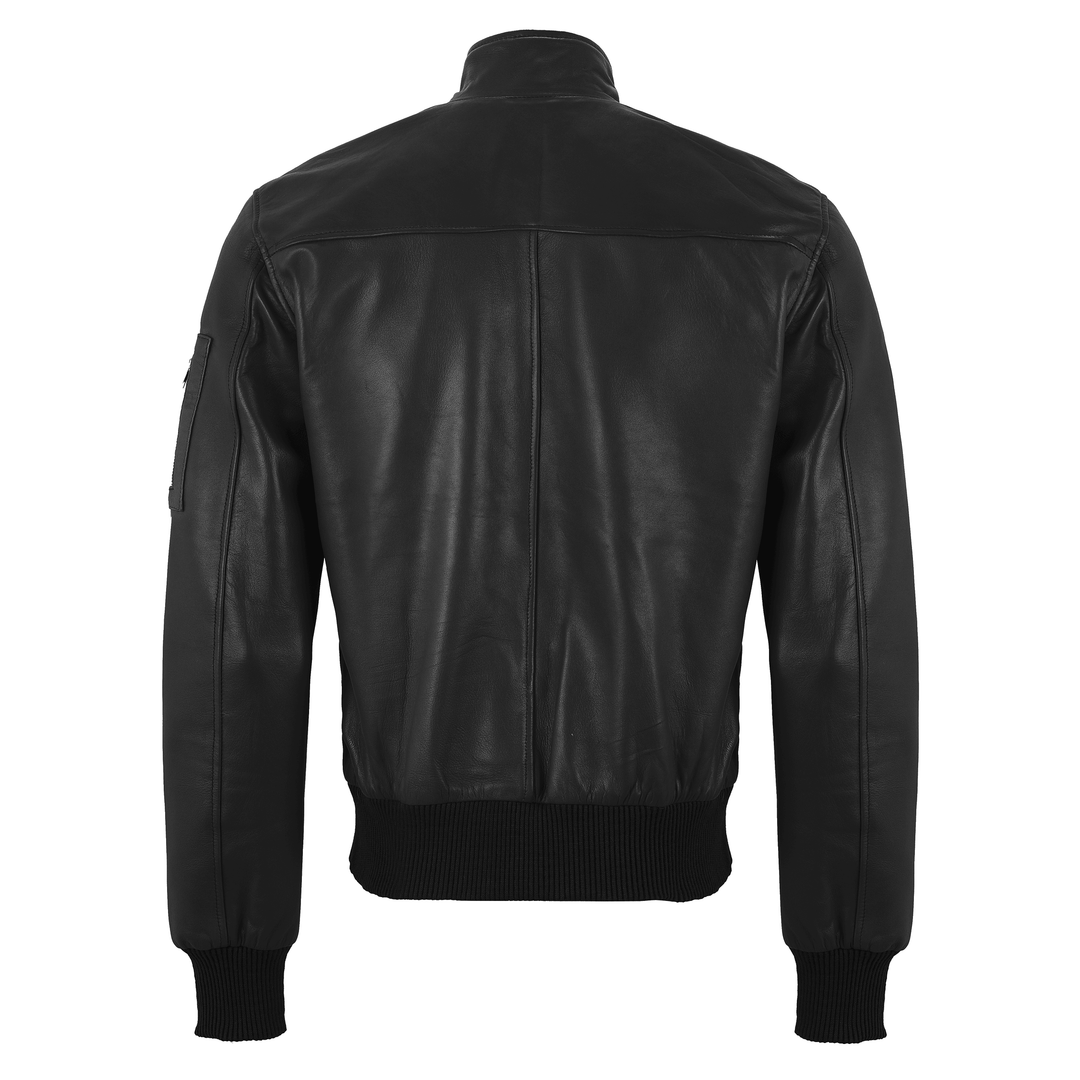 Johnny Depp Bomber Leather Jacket | Leather Jackets AU Primeleathershop