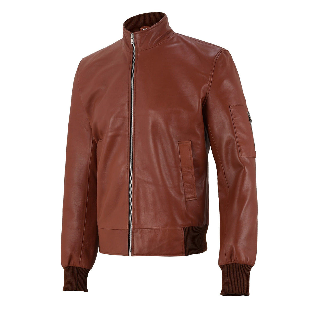 Johnny Depp Bomber Leather Jacket | Leather Jackets AU Primeleathershop
