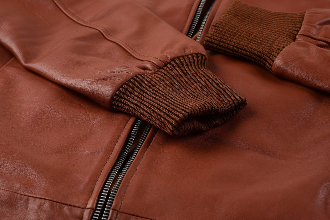 Johnny Depp Bomber Leather Jacket | Leather Jackets AU Primeleathershop