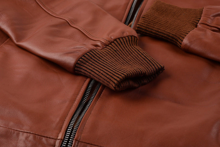 Johnny Depp Bomber Leather Jacket | Leather Jackets AU Primeleathershop