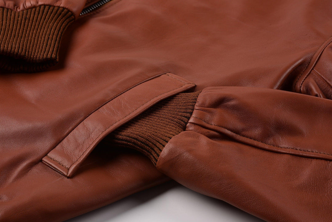 Johnny Depp Bomber Leather Jacket | Leather Jackets AU Primeleathershop