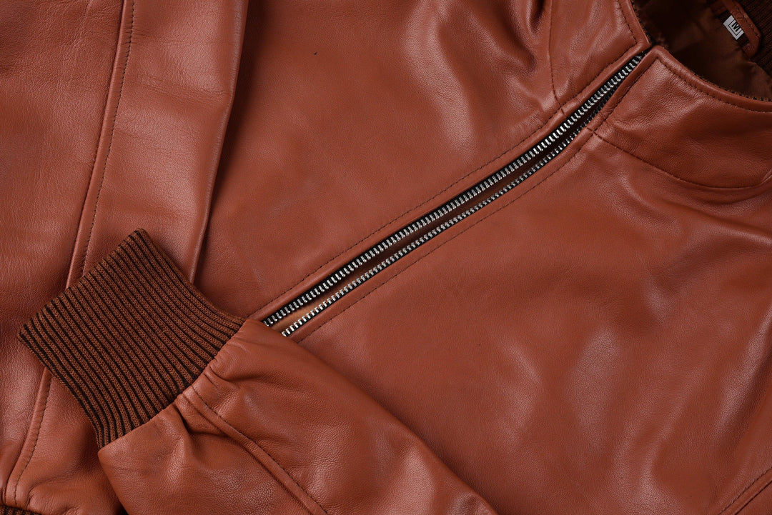 Johnny Depp Bomber Leather Jacket | Leather Jackets AU Primeleathershop