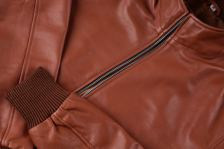 Johnny Depp Bomber Leather Jacket | Leather Jackets AU Primeleathershop