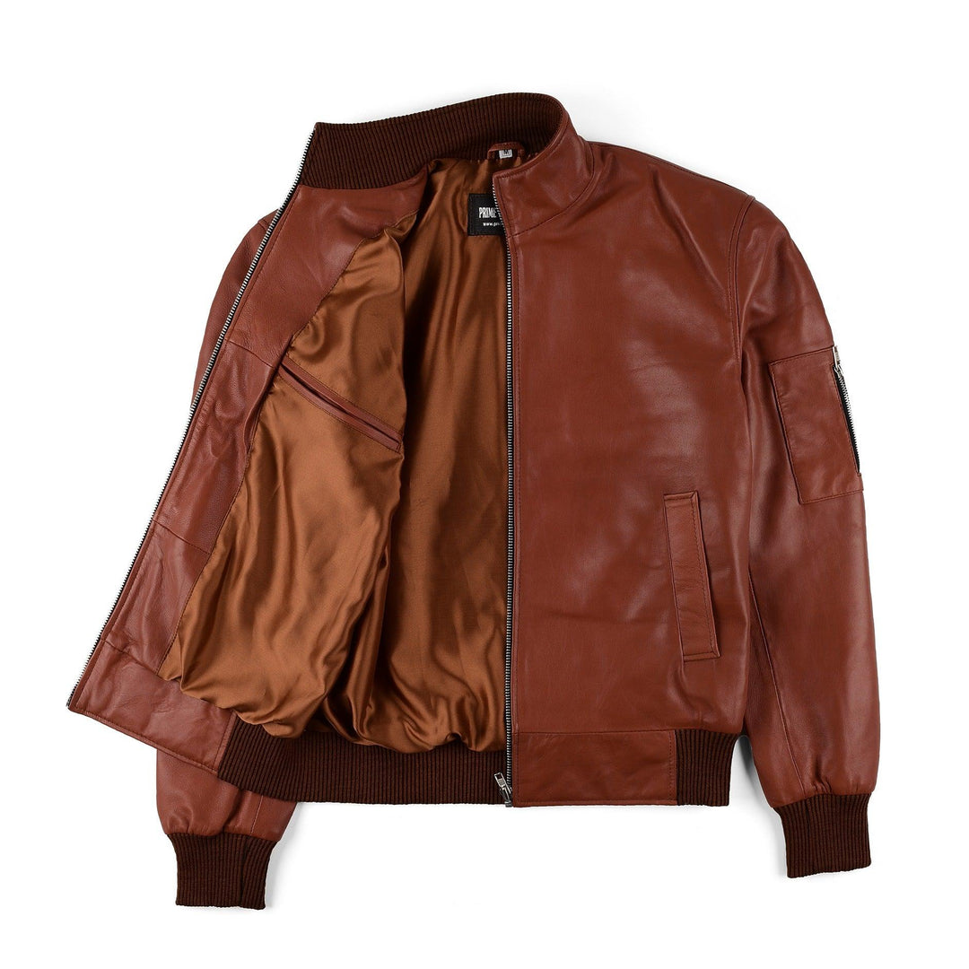 Johnny Depp Bomber Leather Jacket | Leather Jackets AU Primeleathershop