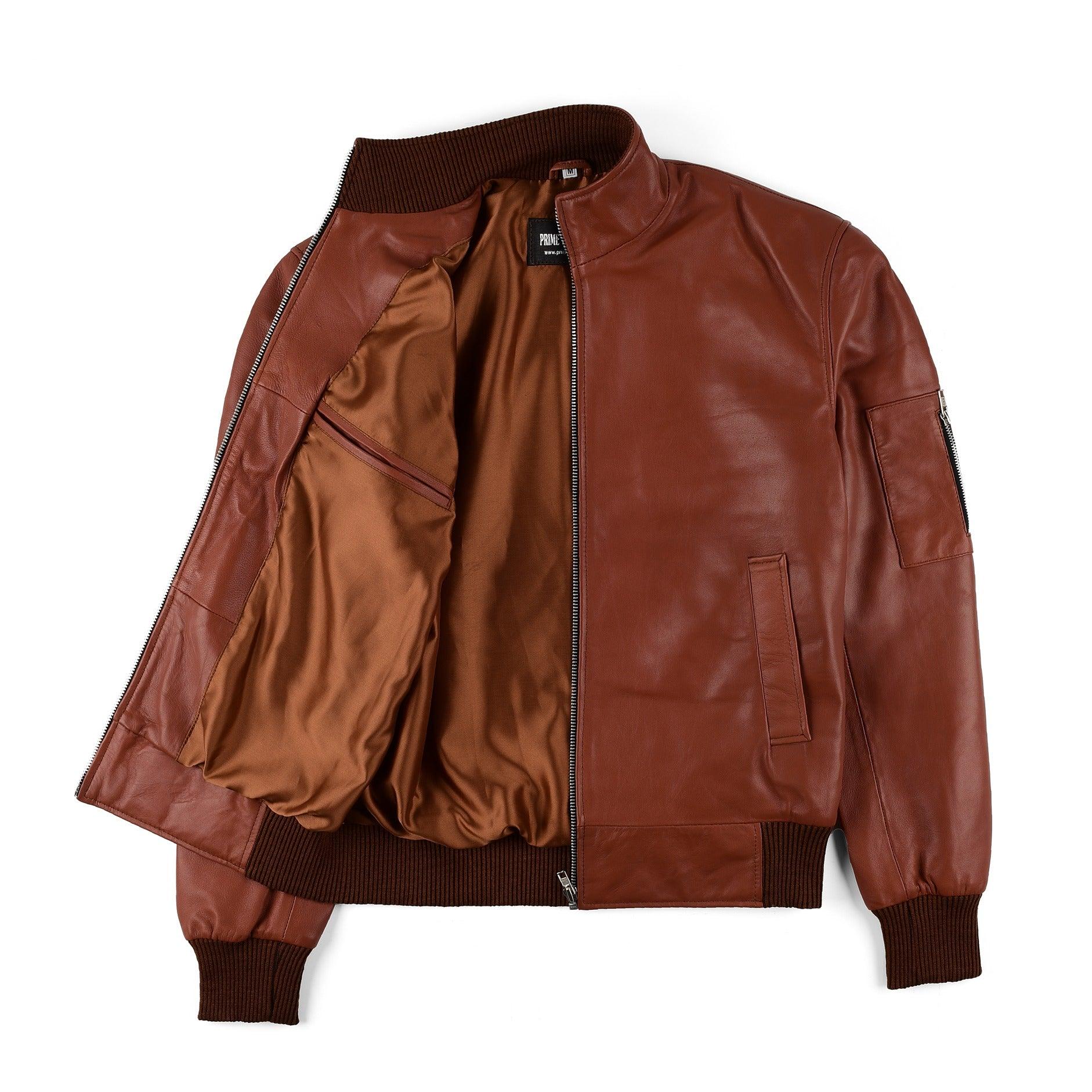 Johnny Depp Bomber Leather Jacket | Leather Jackets AU Primeleathershop