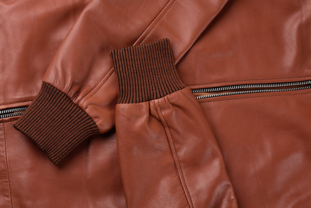 Johnny Depp Bomber Leather Jacket | Leather Jackets AU Primeleathershop